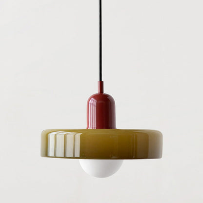 Elegant Circular Glass Pendant Lighting for Homes