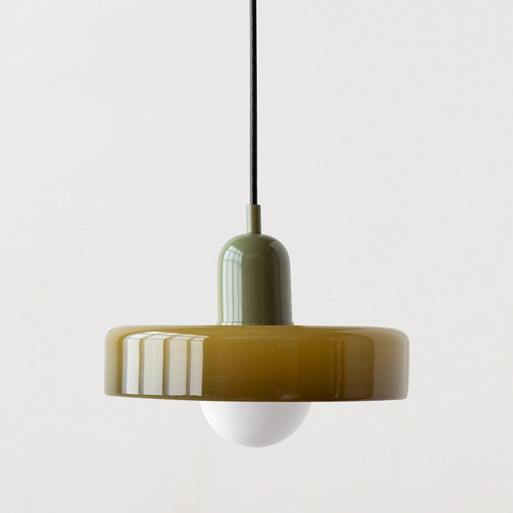 Elegant Circular Glass Pendant Lighting for Homes