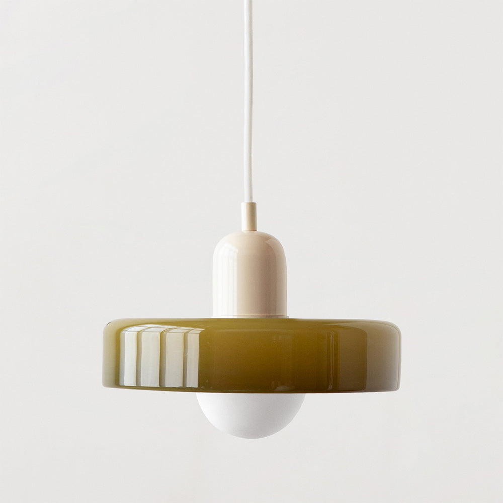 Elegant Circular Glass Pendant Lighting for Homes