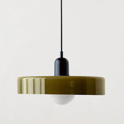 Elegant Circular Glass Pendant Lighting for Homes