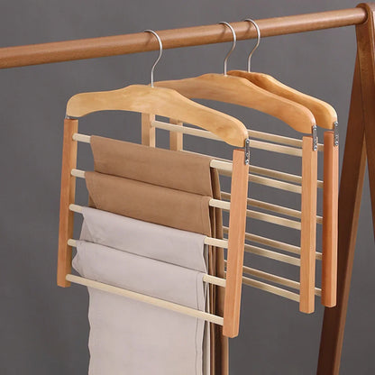 Compact Closet Pants Hanging Storage Solution