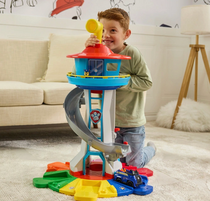 Fast Speed Car Racing Track with Spiral Slide