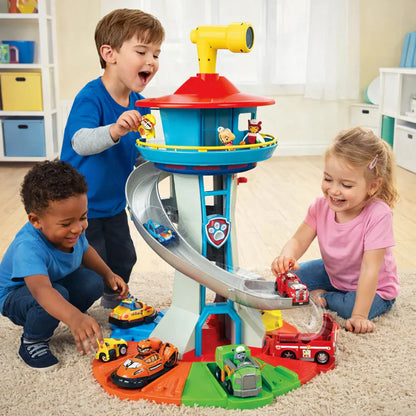Fast Speed Car Racing Track with Spiral Slide