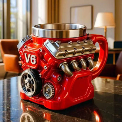 Engine Block Coffee Mug – Unique Automotive Gift