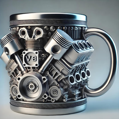 Engine Block Coffee Mug – Unique Automotive Gift