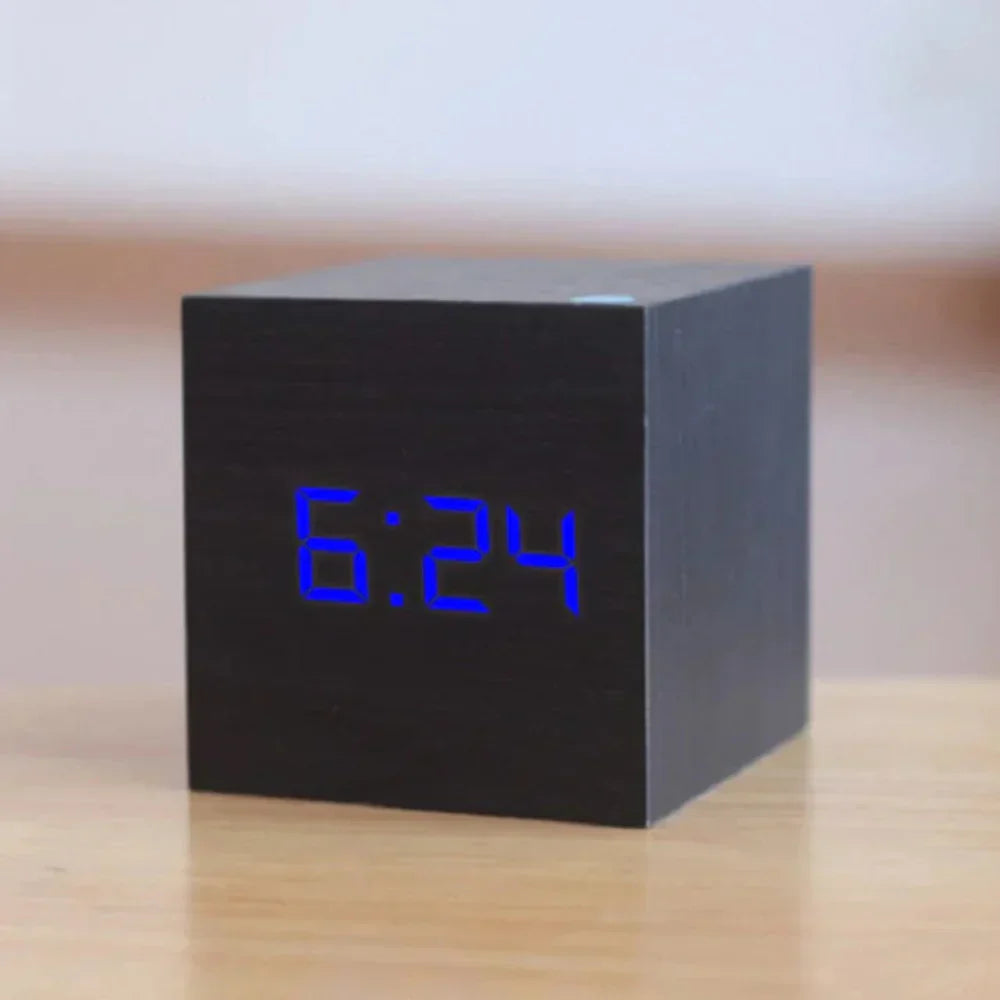 Compact Electronic LED Clock Alarm