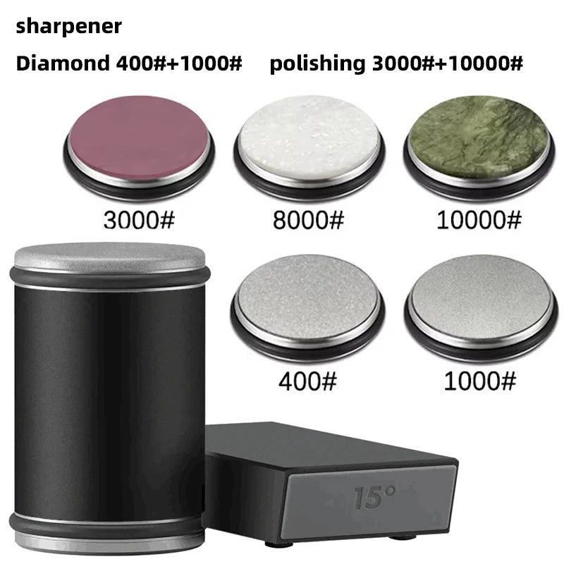 Convenient 2-in-1 Sharpener with Strong Magnetic Holder