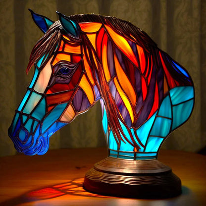 Beautiful Crystal Zoo Table Lamp