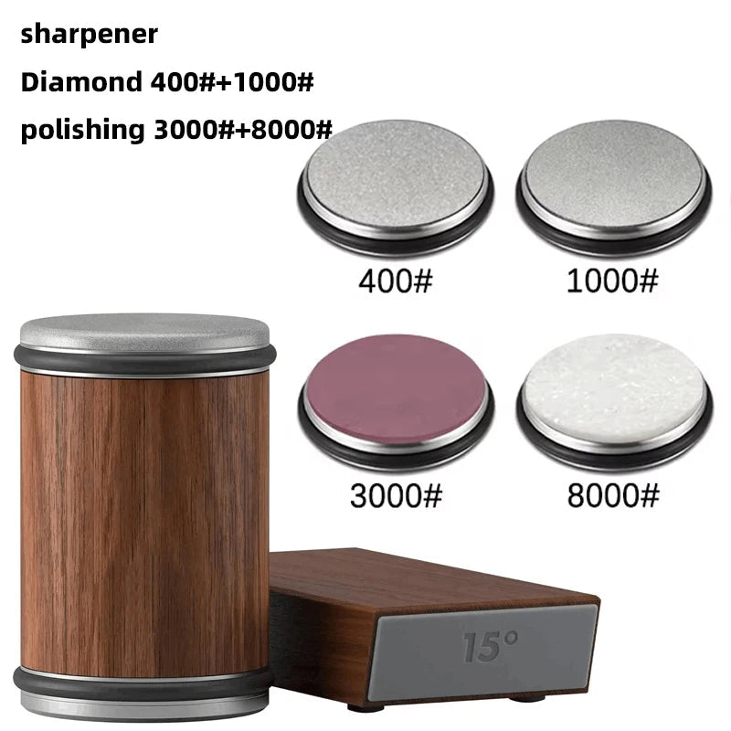 Convenient 2-in-1 Sharpener with Strong Magnetic Holder