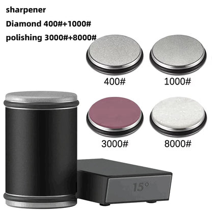 Convenient 2-in-1 Sharpener with Strong Magnetic Holder