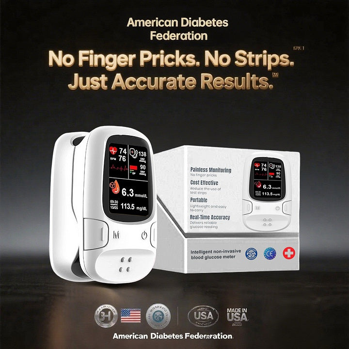 Painless Blood Sugar Monitor – No Finger Pricks