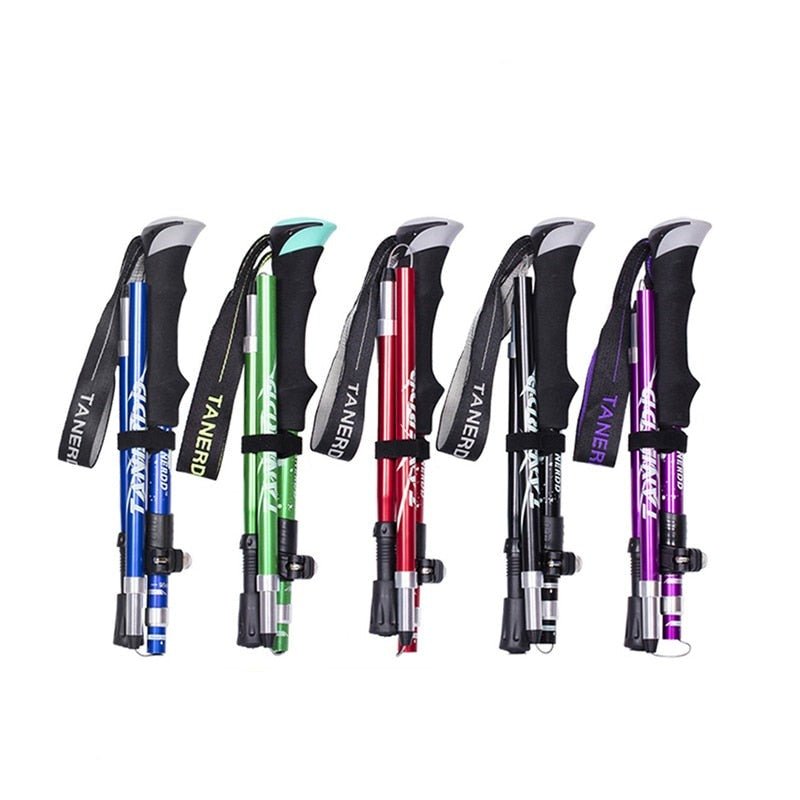 Portable Folding Hiking and Trekking Walking Sticks