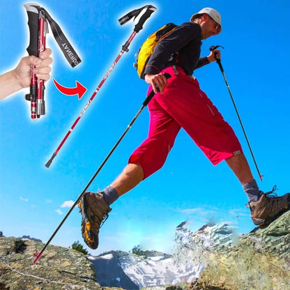 Portable Folding Hiking and Trekking Walking Sticks - Korstal