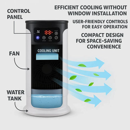Space Saving Mobile AC Cooling Unit