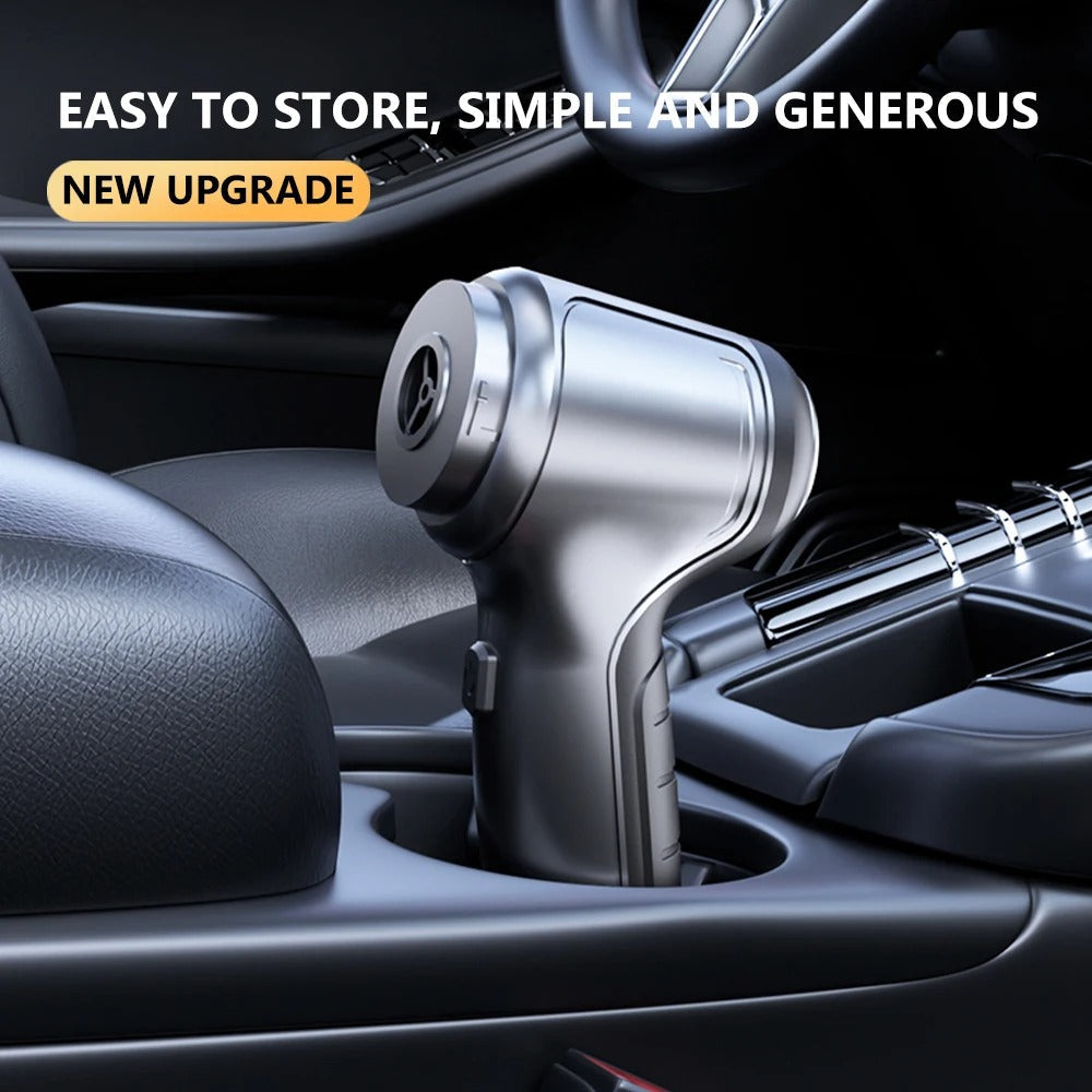 Compact Cordless Vacuum for Car and Household Cleaning