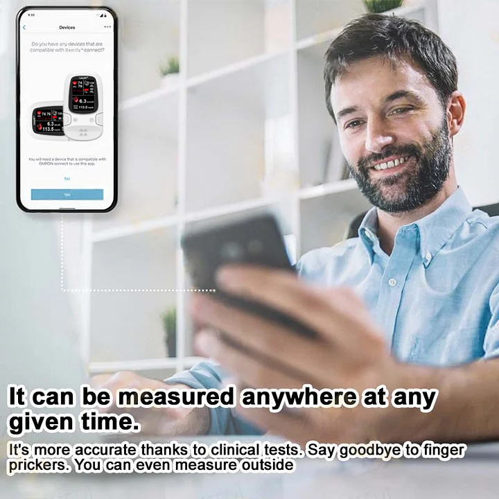 Painless Blood Sugar Monitor – No Finger Pricks