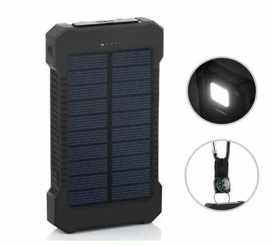 Compact Quick Charge Solar Powered Dual USB Charger - Korstal