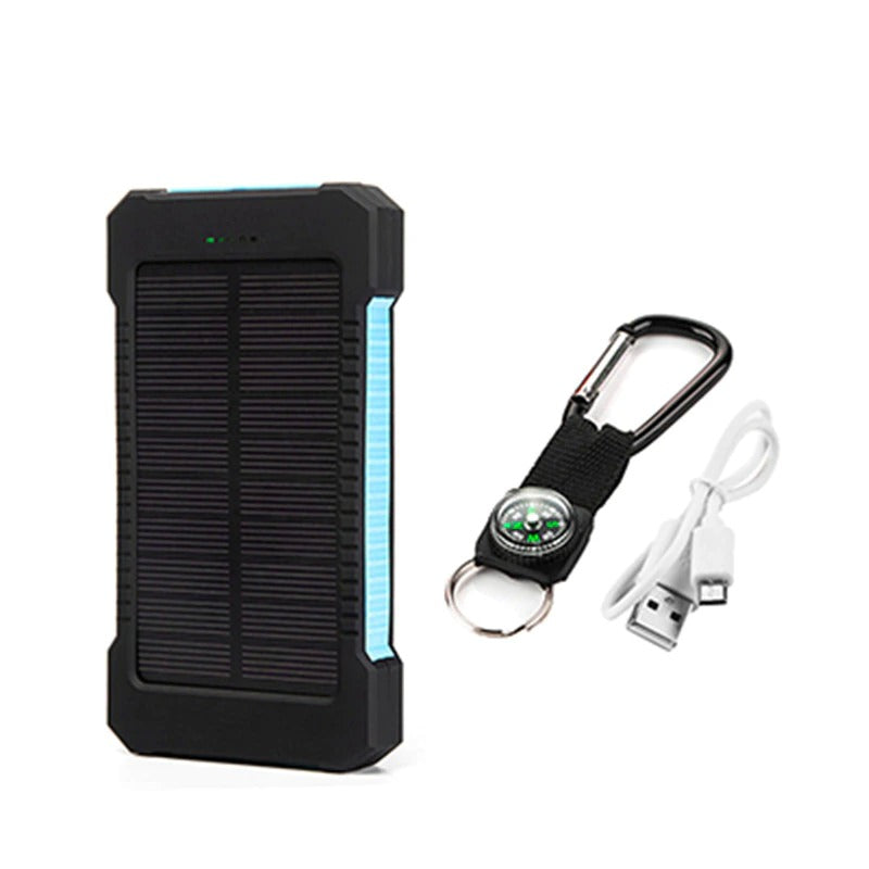 Compact Quick Charge Solar Powered Dual USB Charger