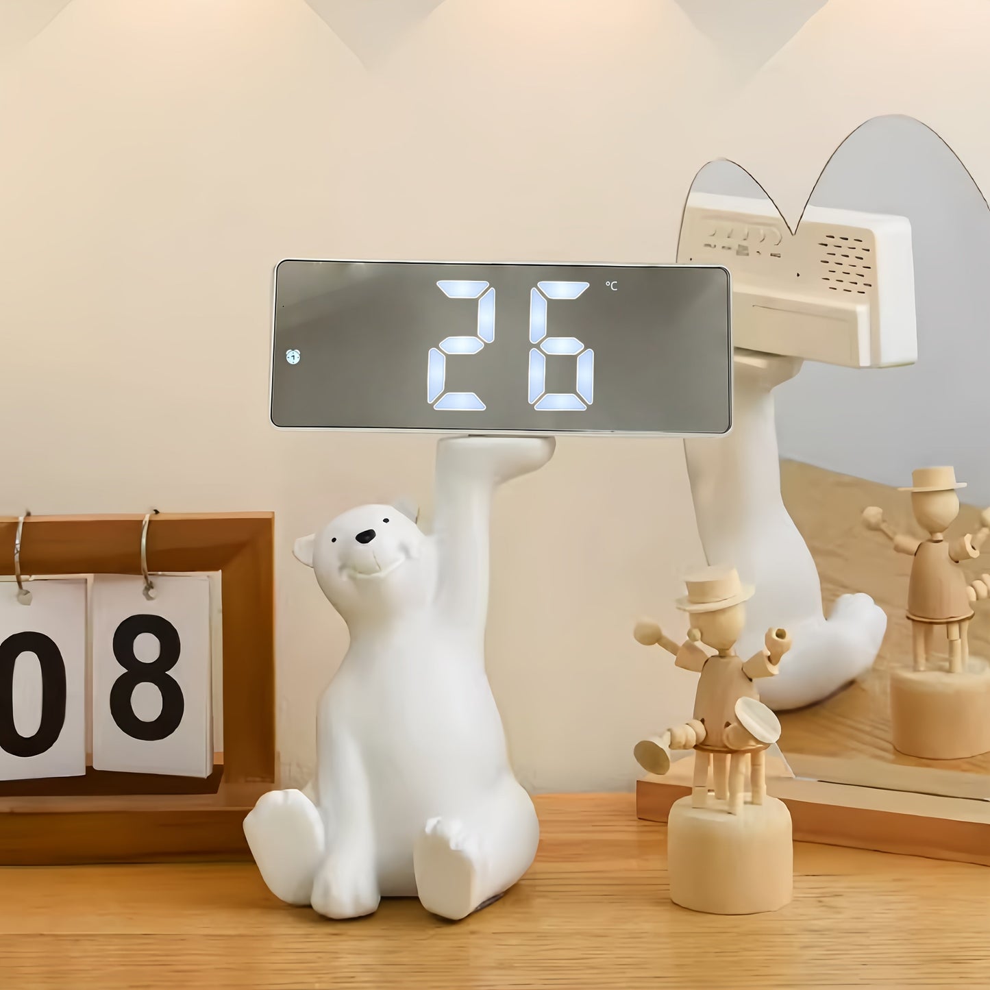 Intelligent LED Sunrise Wake Up Alarm Clock