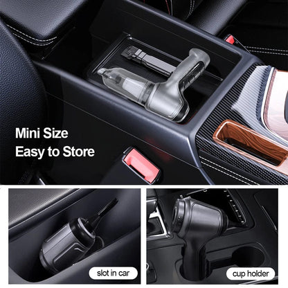 Compact Rechargeable Auto Vacuum Mini Cleaning Tool