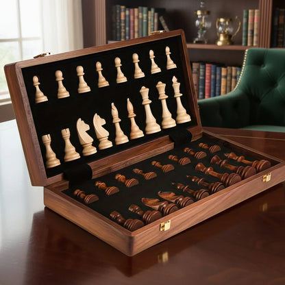 Classic Handcrafted Wood Chess Game Set