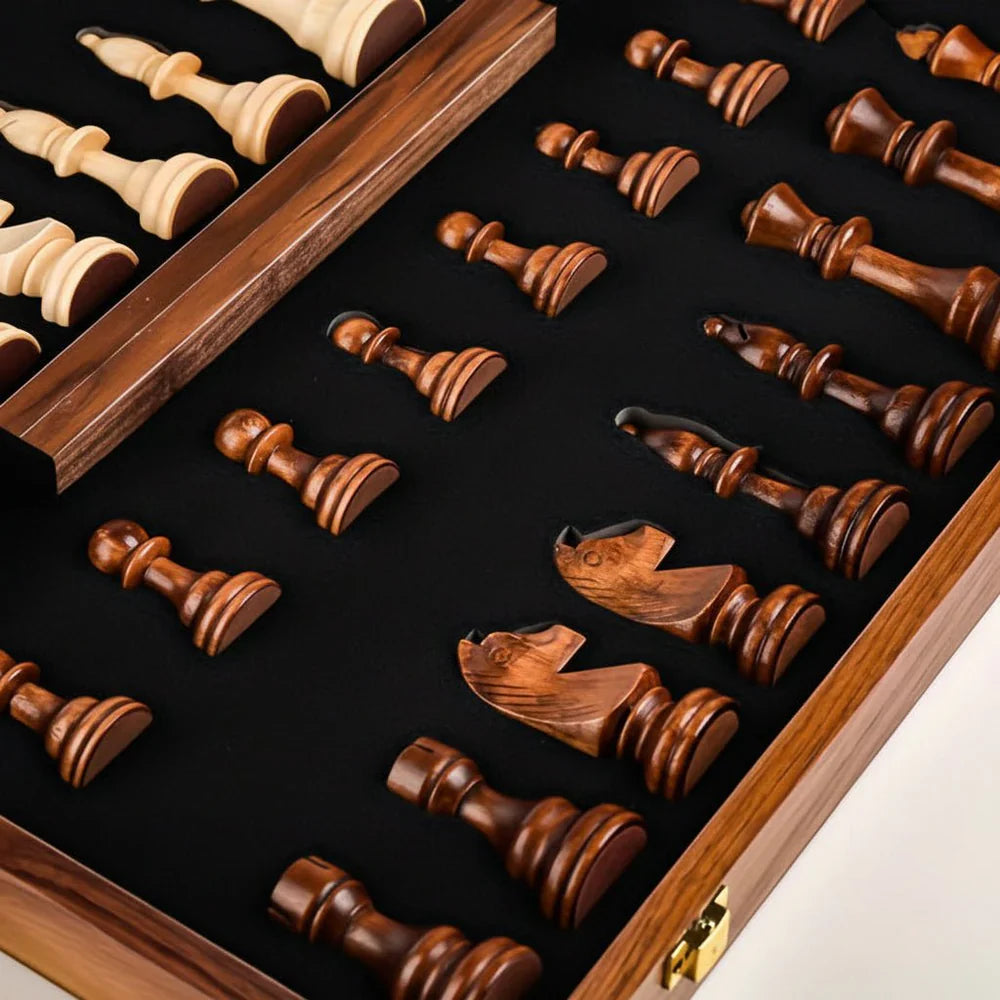Classic Handcrafted Wood Chess Game Set