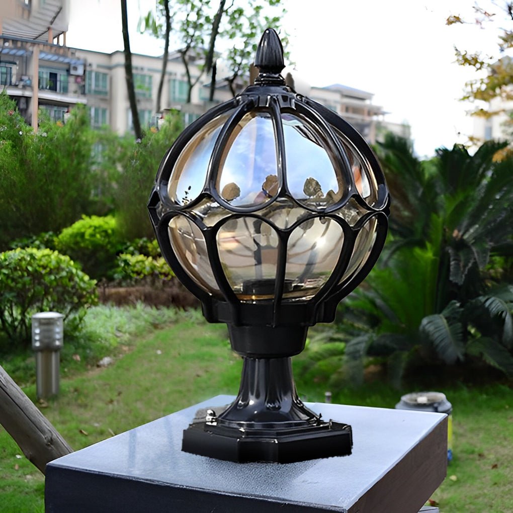 Vintage Traditional Garden Post Lamp - Korstal