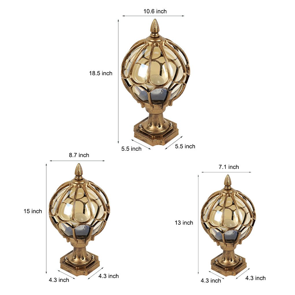 Vintage Traditional Garden Post Lamp