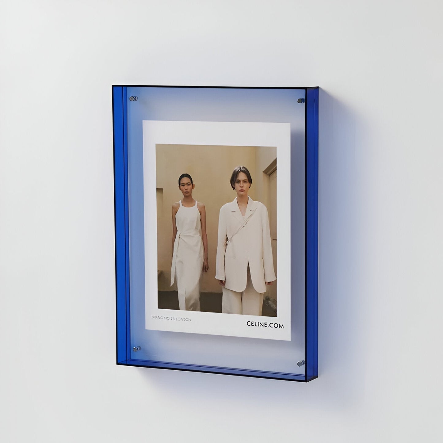 Colorful Glass Photo Frame – Stylish Wall Display