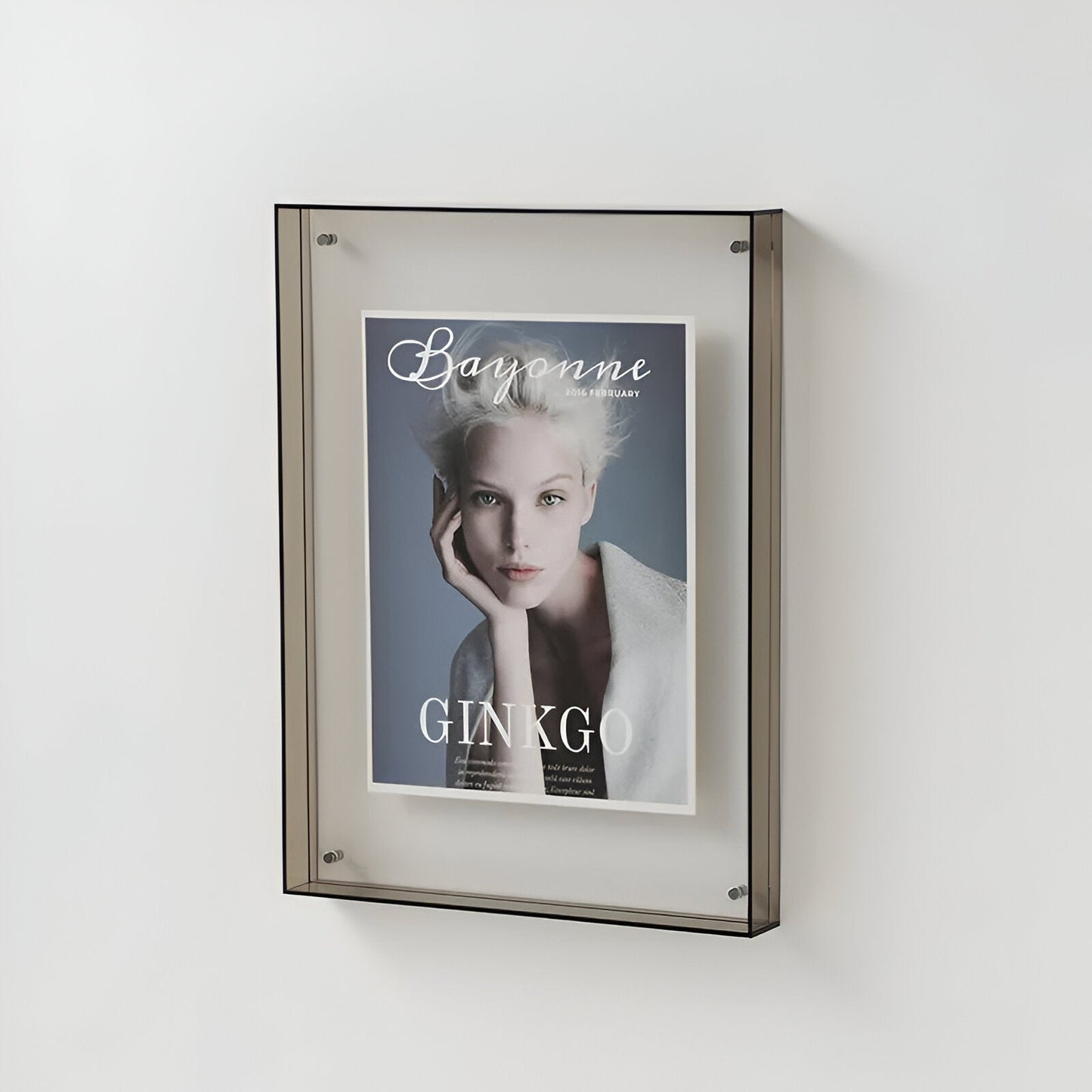 Colorful Glass Photo Frame – Stylish Wall Display