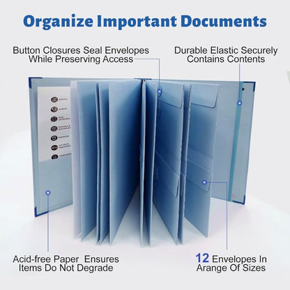 Pocket Document & Keepsake Organizer Album