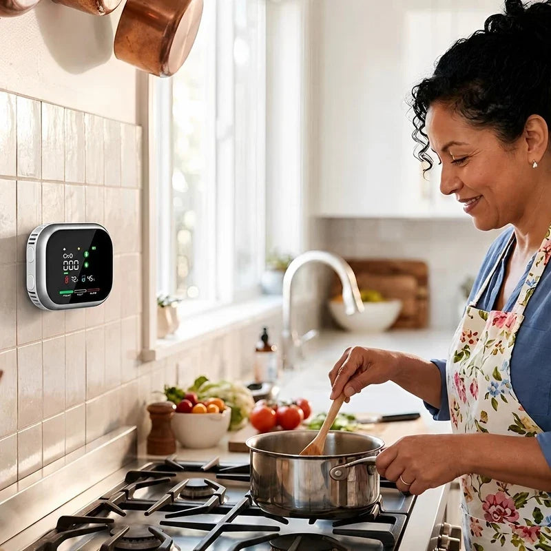 Digital Gas & Smoke Detector Alarm