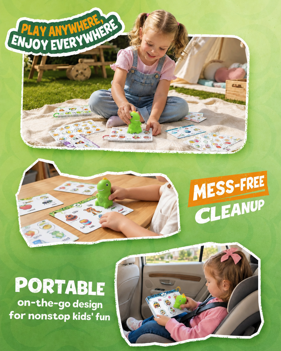 Dinosaur Learning Flash Cards Toy