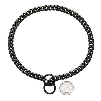 Rugged Stainless Steel Dog Collar Heavy Duty Chain