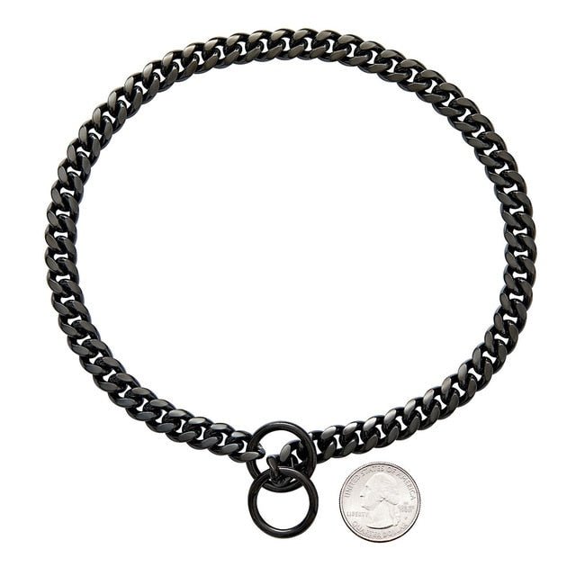 Rugged Stainless Steel Dog Collar Heavy Duty Chain