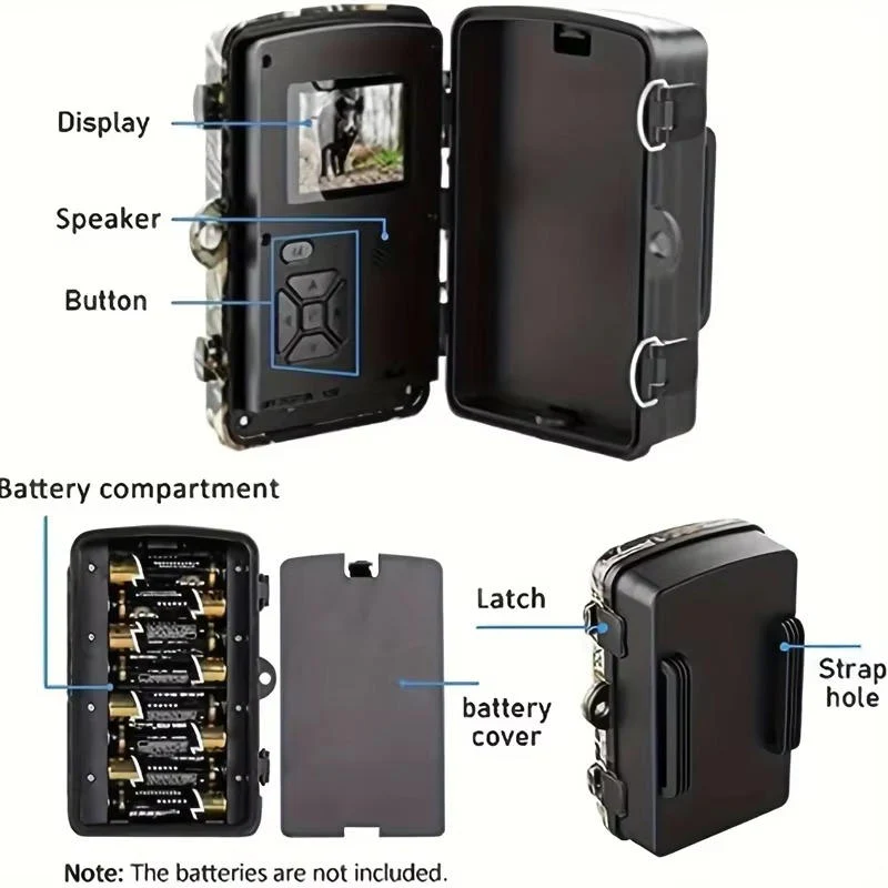 Automatic Night Vision Animal Surveillance Camera Outside