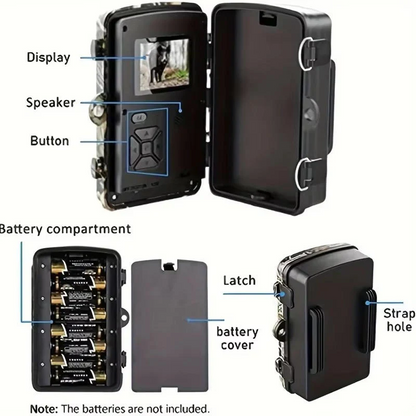 Automatic Night Vision Animal Surveillance Camera Outside