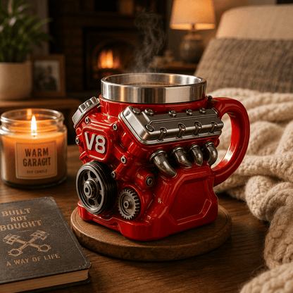 Engine Block Coffee Mug – Unique Automotive Gift