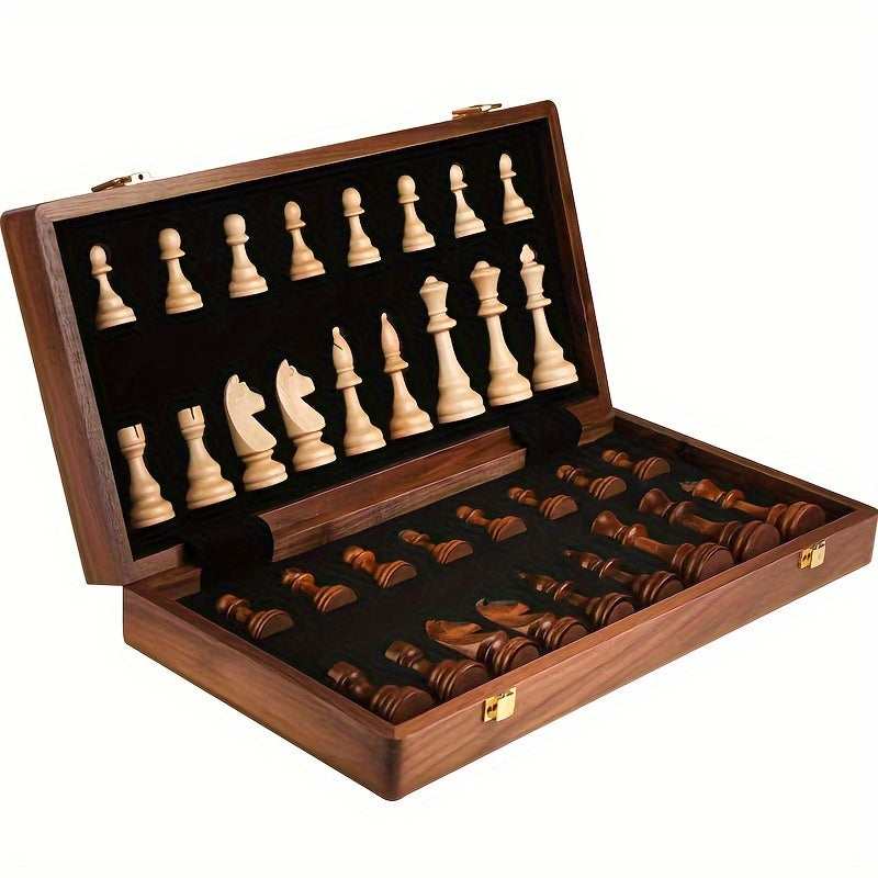 Classic Handcrafted Wood Chess Game Set - Korstal
