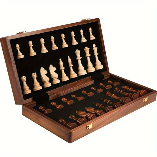 Classic Handcrafted Wood Chess Game Set - Korstal