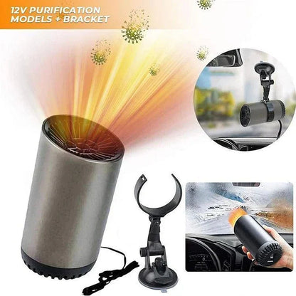 Quick Auto Cup Holder Warmer with Flexible Defroster