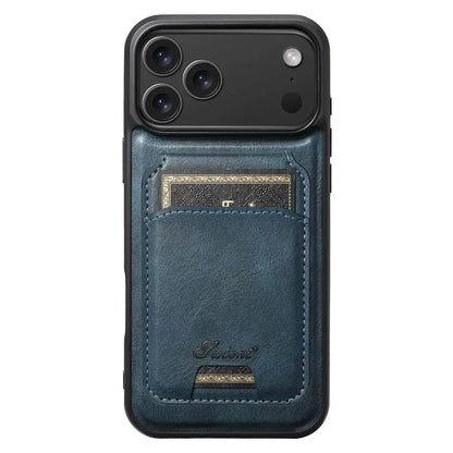 Vintage Leather Wallet Phone Case with Card Holder