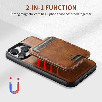 Vintage Leather Wallet Phone Case with Card Holder