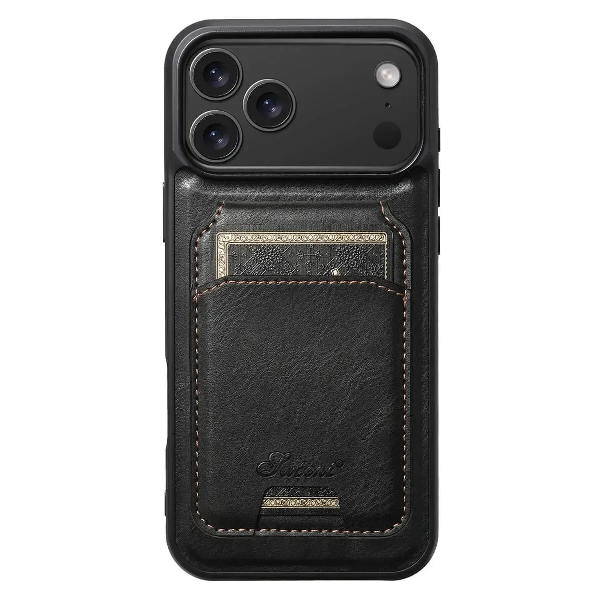 Vintage Leather Wallet Phone Case with Card Holder
