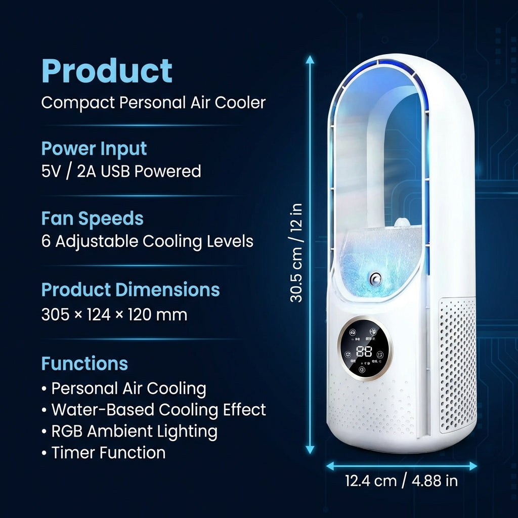 Portable Small Room Cooling Mini AC Unit