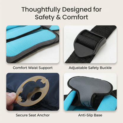 Portable Kids Booster Car Safety Travel Seat