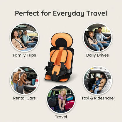 Portable Kids Booster Car Safety Travel Seat