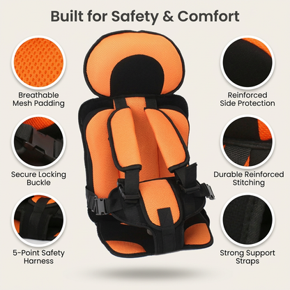 Portable Kids Booster Car Safety Travel Seat