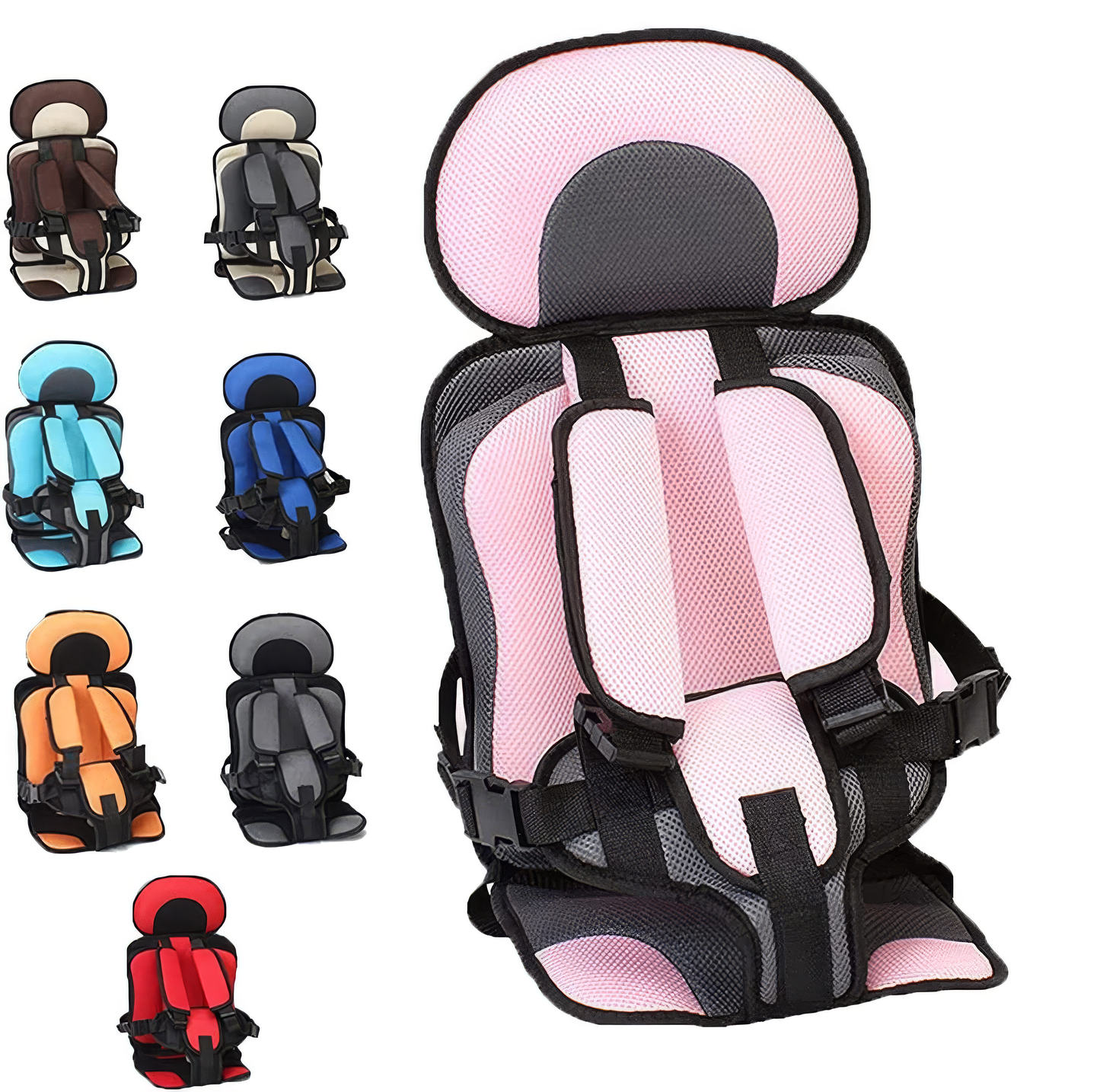 Portable Kids Booster Car Safety Travel Seat