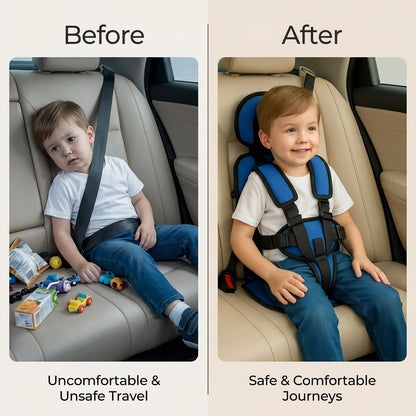 Portable Kids Booster Car Safety Travel Seat